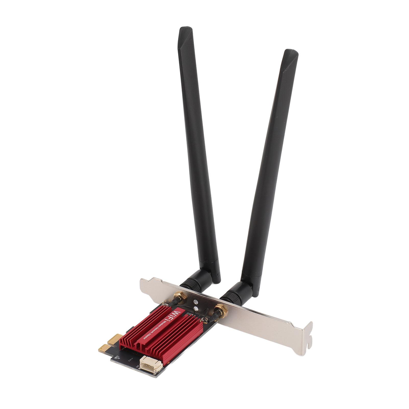 

Бездротовий мережевий адаптер RTL8852CE WiFi 6E 2.4G 5G 6G Bluetooth 5.3 5374Mbps PCIe X1 для...