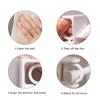Pack Of 8 Rotatable Plastic Hooks For Hanging Towels Keys Clothes Curtain Rod Holder Space Saving Storage Rack