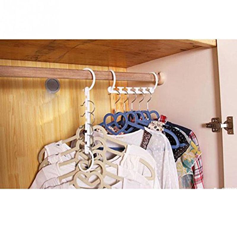 Wonder Space Saving Magic Hanger Clothing Rack With Hook Closet Organizer Wonder Space Saving Magic Hanger Clothing Rack With Hook Closet Organizer