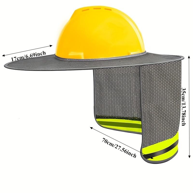 UV Curtain Reflective Neck Protector Sunscreen Construction Site Construction Engineering Labour Safety Helmet Sunshade Cover
