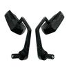 1 pár motocyklových zpětných zrcátek Odolná konstrukce Nastavitelný design Univerzální uchycení Jednoduchá instalace Zrcátka pro boční pohled na řídítka