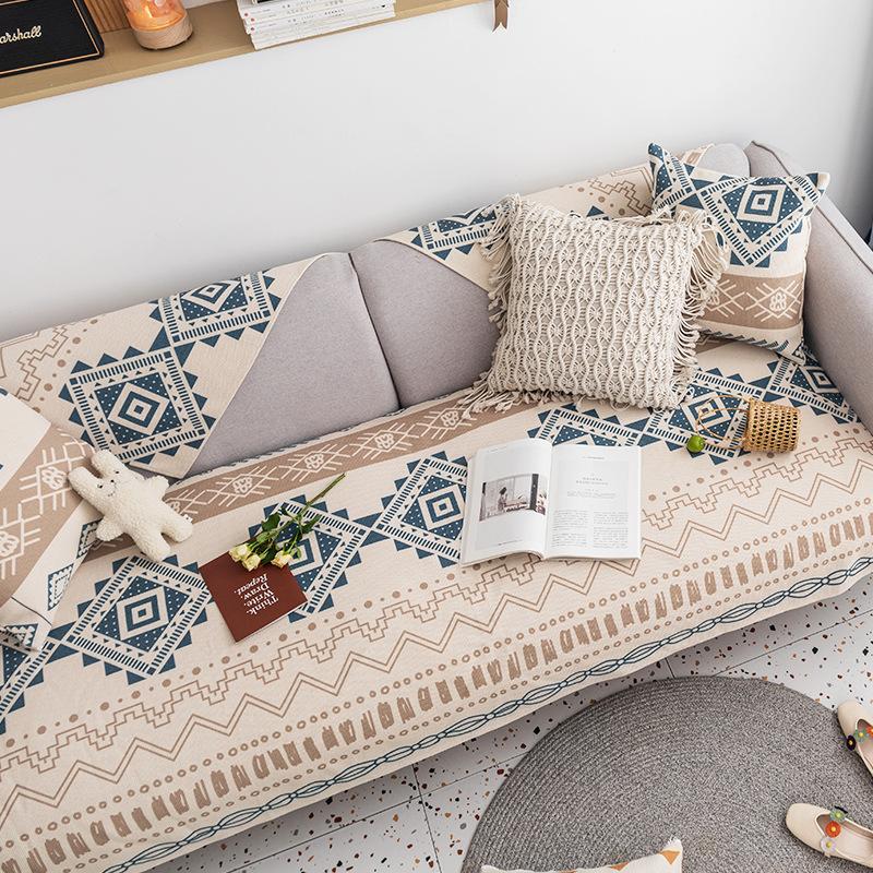 Etnické bavlněné a lněné polštáře na pohovku, Polštáře pro všechna roční období, Bohémské sedáky, Potahy na pohovku, Ručníky