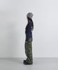 Tansanmageunesyum Nylon Wide Studded Cargo Pants (Camo Khaki)