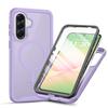 PET Screen Protector Skin Feel Matte Magnetic Phone Case For Samsung Galaxy A16 A26 A36 A56 A17 A37 A57 5G Translucent Cover