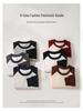 Unisex Cotton Raglan Sleeve Color Block Sweatshirt - Autumn/Winter Collection, Loose Fit, Fashionable and Versatile.