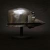 Medieval Pigface Bascinet Helmet with Aventail  Knight Hounskull Helmet