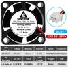 2pcs Gdstime 3D Printer cooler Axial 25mm fan DC 5V 12V 24V 25x25x10mm Dual Ball/Sleeve 2.5mm Graphics Card mini cooling fan