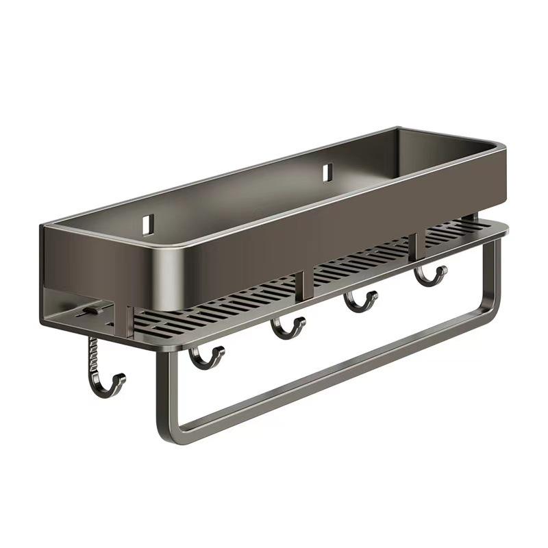 Hålfritt väggmonterat badrumshylla & kosmetikorganisatör