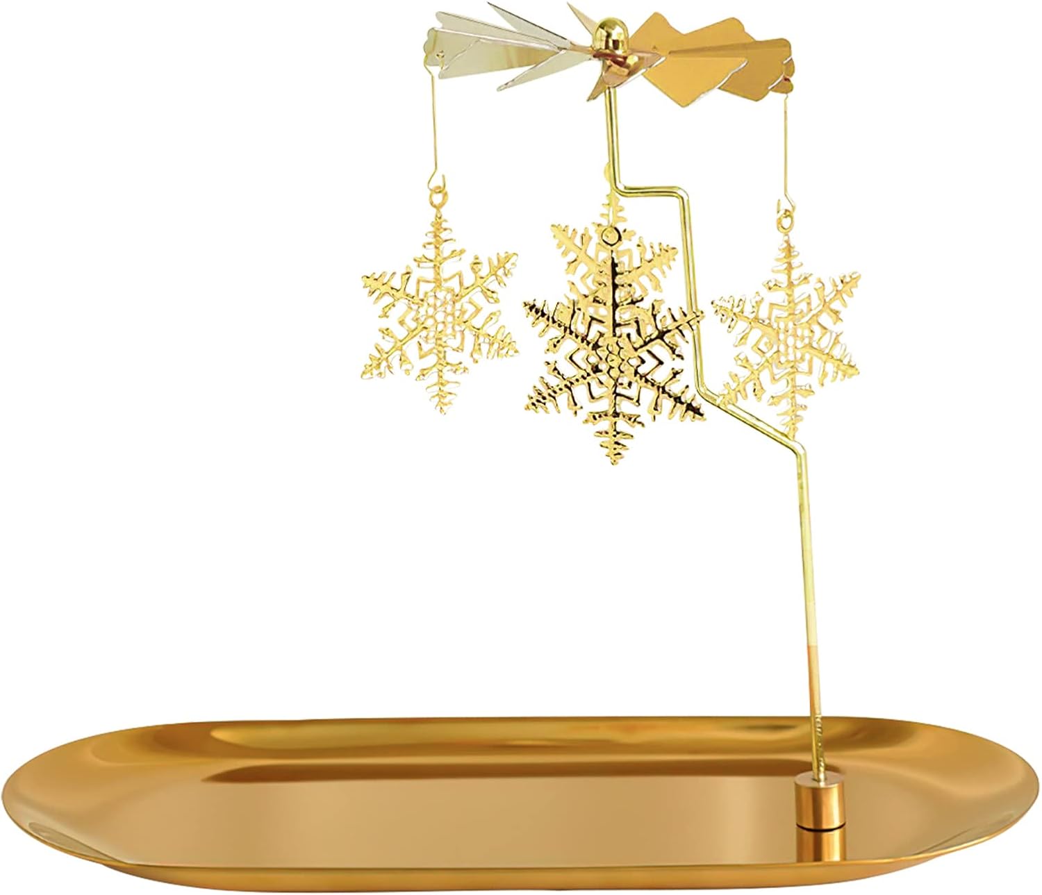 

Вращающийся подсвечник с подносом Золотой Вращающийся Подсвечник Вращающийся Металлический Подсвечник для Рождества, Дня святого Валентина, Украшения стола для вечеринки, Подарок 7