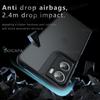 Stoßfeste Matte Handyhülle für Moto G06 Hartes Acryl Weicher Bumper Transparente Rückseite Abdeckung Hülle für Motorola Moto G06 Power Funda