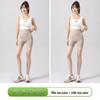 Women's 2026 Ice Skin Shark Feel Seamless Tummy Control Shorts: Thin, Stretchy, Hip-Lifting, Skin-Friendly Three-Quarter Length