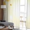 Autumn Beauty Leaves Yellow Sunshine Window Curtains Living Room Tulle Curtains Kitchen Decor Kids Room Curtain Window Treatment