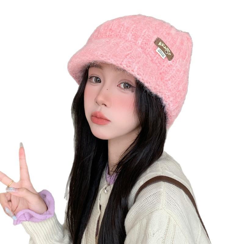 Autumn and Winter New Adult Ear Knitted Woolen Hat Korean Style Casual Versatile Warm Outdoor Travel Windproof Ear Protection