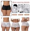 Mutandine da donna a vita media, Pantaloncini di sicurezza, Intimo in pizzo trasparente, Mutandina trasparente e confortevole #828