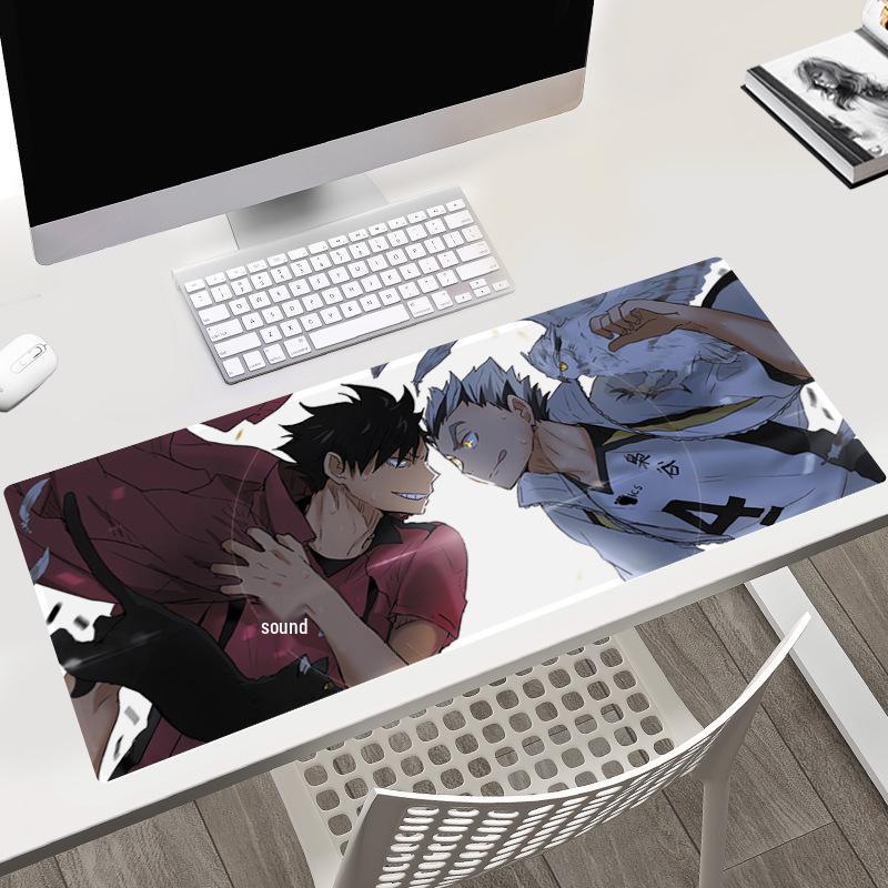 Haikyuu!! Hinata Shoyo Duża Podkładka pod Klawiaturę i Mysz (40x90x0.3CM) Projekt anime