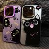 Cartoon Cute Black Cat Phone Case for Xiaomi Redmi Note 14 13 12 11 10 9 8 Pro Plus 14S 12S 11S 10S 9S Redmi 14C 14R 13C 12C 11A