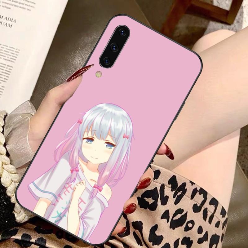 Eromanga Sensei Manga Anime Phone Case For Samsung A91 A81 A73 A72 A71 A30S A20 A12 A13 A52 A53 4G 5G Soft Black Phone Cover