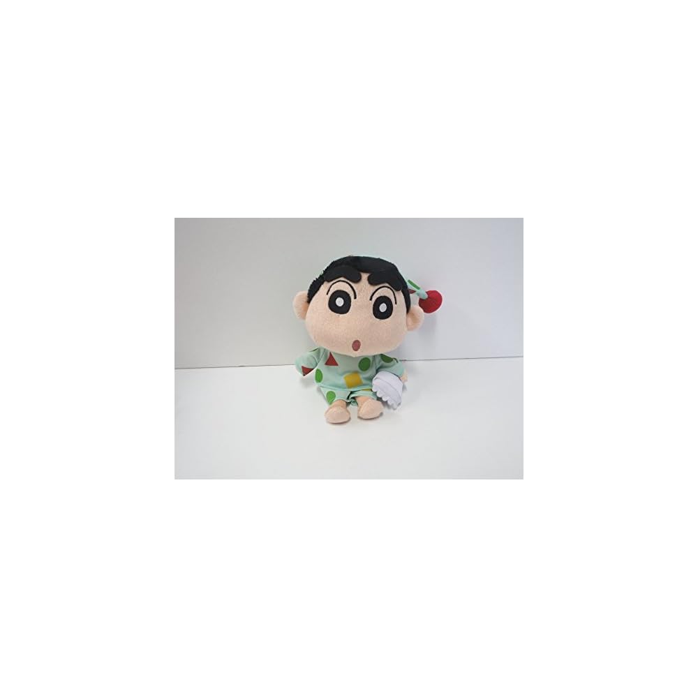 San-Ei Trading Crayon Shin-chan Transformation Plush Toy Pajama Version 11x10x20cm