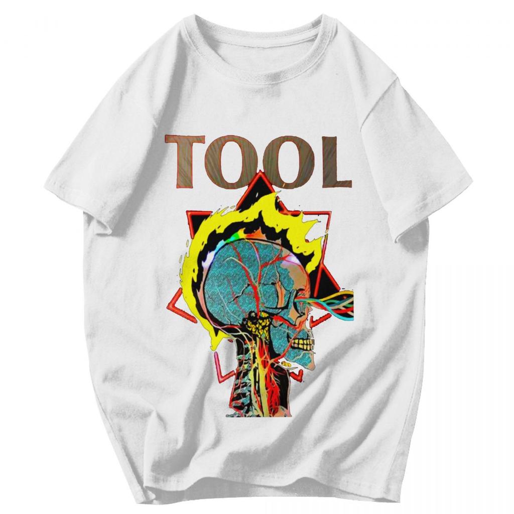 Men T Shirt Tool Metal Music Band Trending Summer Y2K Graphic Oneck Unisex Clothing T Shirts