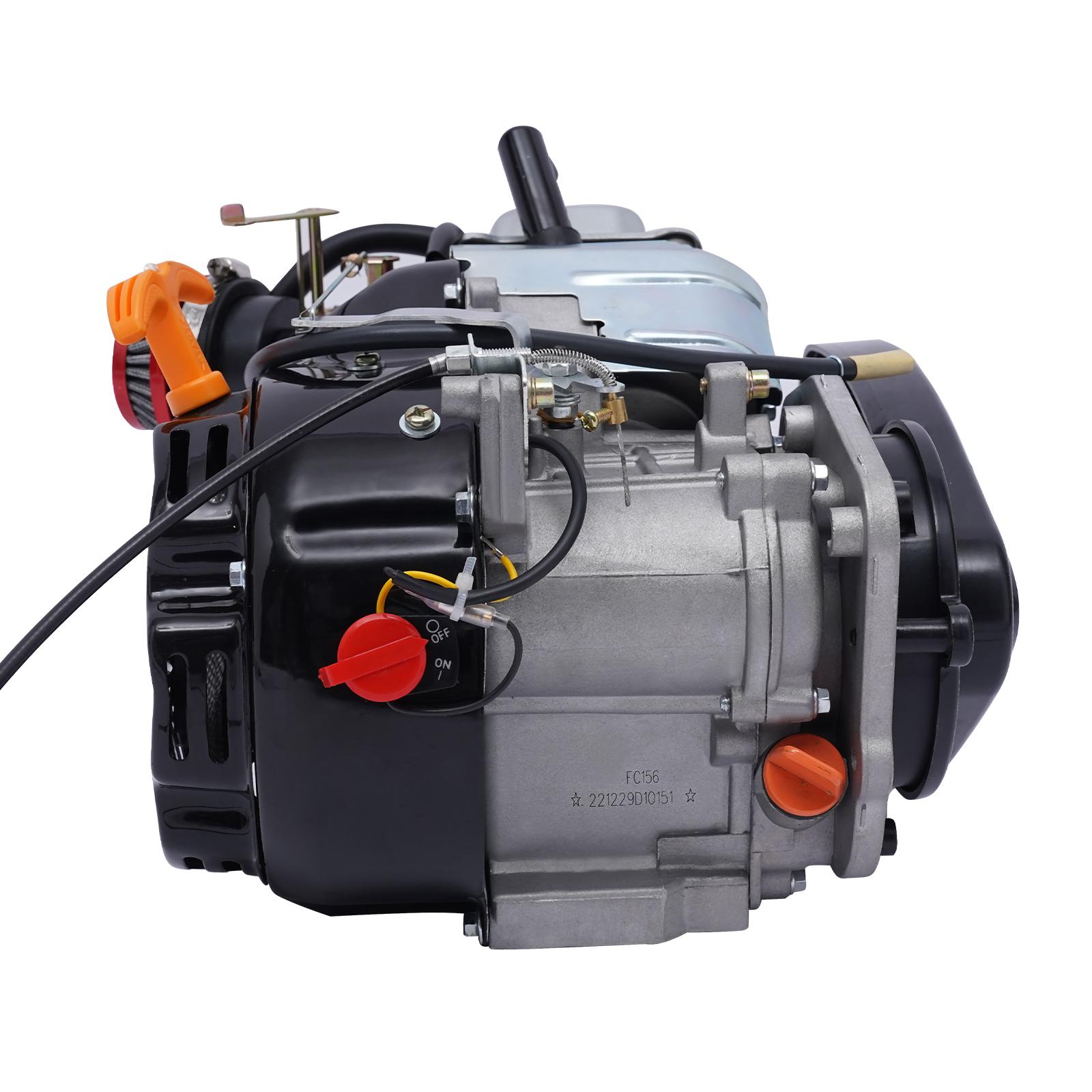 100CC Моторизованный Велосипедный Комплект Комплект Двигателя для Велосипеда Одноцилиндровый 4-тактный Газовый Бензиновый Моторизованный Велосипедный Двигатель Скутер Алюминий, Железо