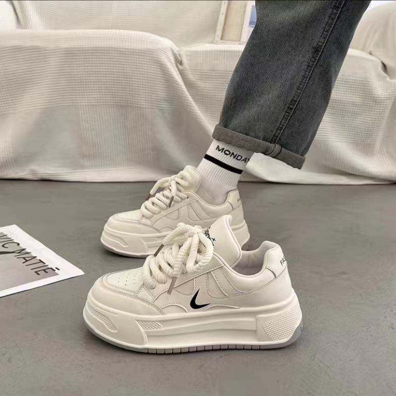 Shoes Women's Little White Women's Shoes Platform Sports Casual Board Shoes Versatile Shoes