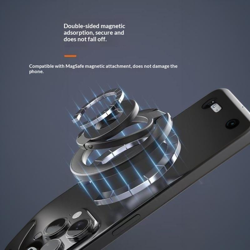 Universal Foldable Phone Ring Holder Strong Magnetic Grip Cute Pastel Shades for Travel Gift