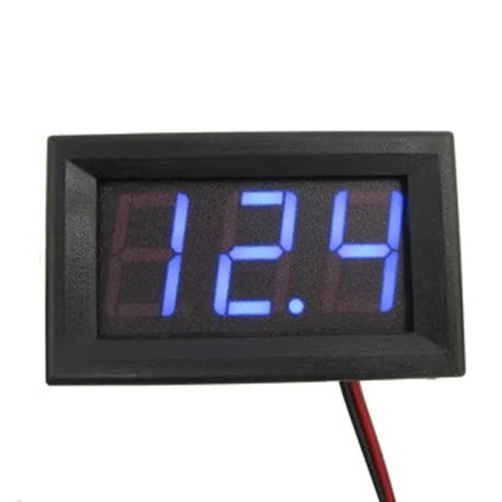 LED Digital 2-line DC Voltage Table LED Display Panel DC4.5V-30.0V Voltmeter Detectors Electrical Equipment Accessories