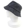 Pristine CHANEL hat Coco Beach Mini CC logo Black White Nylon Women S Used