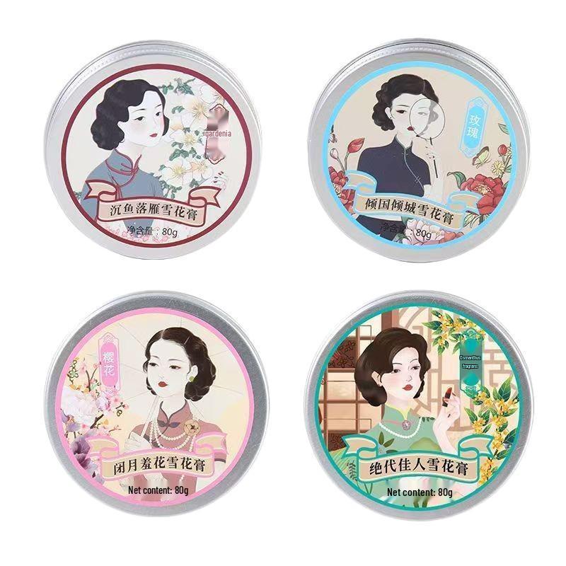 Płatki Śniegu Zestaw Pielęgnacyjny na Cały Rok: Pudełko upominkowe z kremem do twarzy i rąk marki Legacy Brand