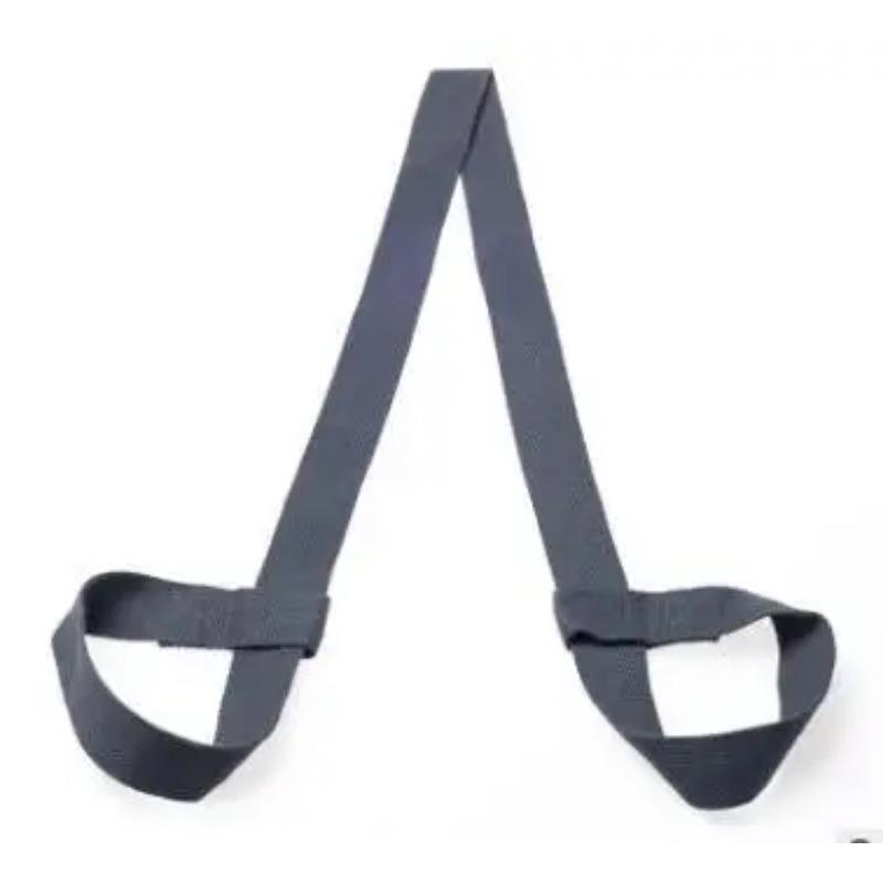 

Регулируемый коврик для йоги, ремни, коврик для йоги, переноска для плеч, ремни для йоги, эластичные ремни для упражнений, ремни для йоги, фитнес-зал, спортивная веревка серый