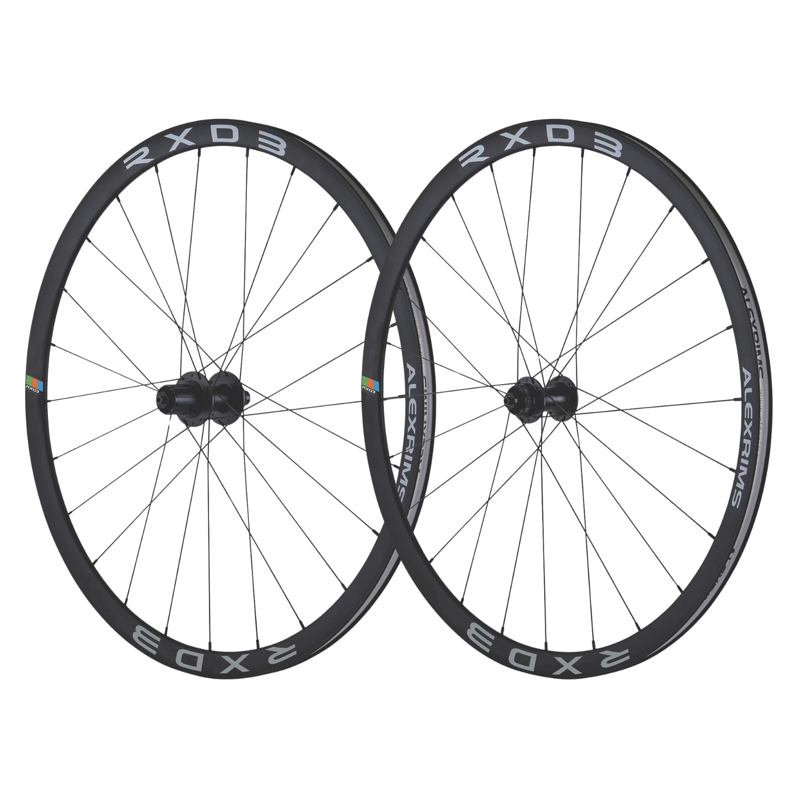 

Колеса для шоссейного/гравийного велосипеда ALEXRIMS RXD3 700C, комплект переднее и заднее, 12x100/142мм