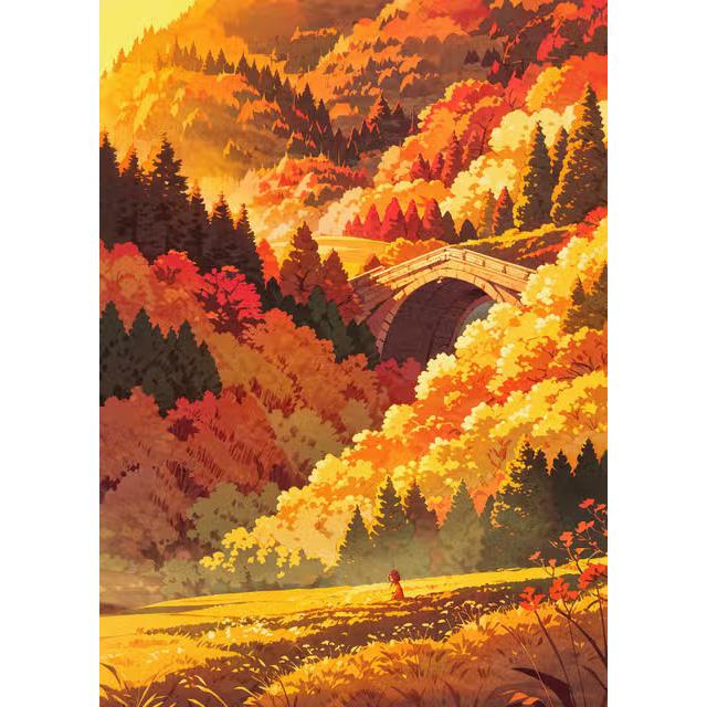 Anime Style Japanese Landscape Torii Prints Poster Canvas Painting Modern Wall Art Pictures For Living Room Bedroom Home Decor