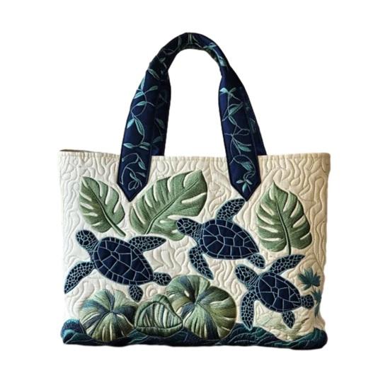 Retro Canvas Handbag Floral Women Purse Cute Animal Designs Tote Bag 14-Inch Laptop Compatible Commuter Tote for Shopping Weekend Outings