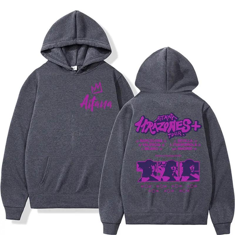 Piosenkarka Aitana 11 Razones Tour Bluzy Męskie
