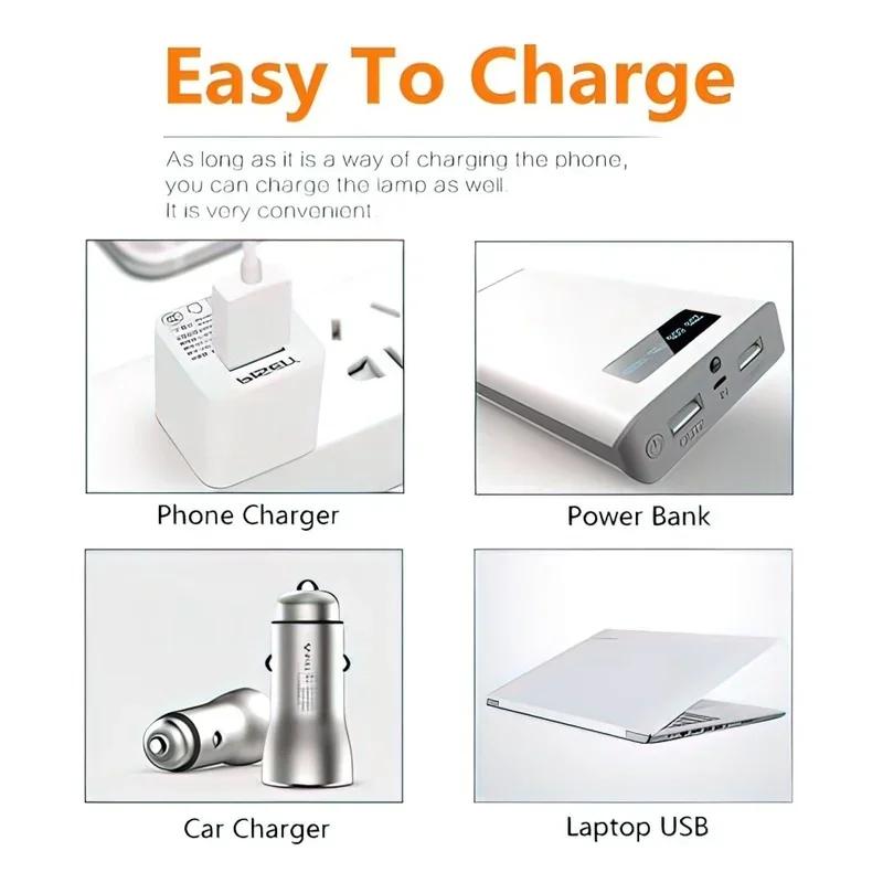 Campfire Camping Supplies Lights Lantern LED Light Flashlight Bulb Rechargeable Lamp USB Charging Hanging Tent Portable Brand