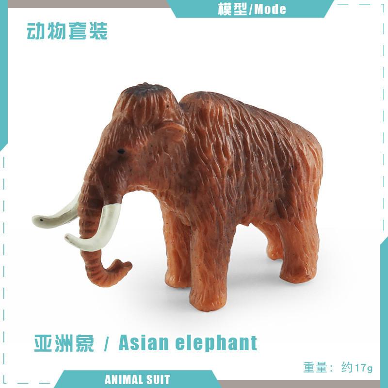 

Authentic Hyena Figurine Charming Plastic Animal Model For Educational Displays Asian Elephant