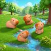 12 Stück Mini-Capybara-Figuren Niedliche winzige Capybara Harz-Ornamente Miniatur