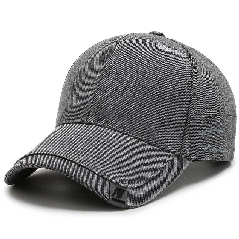 Unisex Side Letter Embroidery Snapback Baseball Caps Spring and Autumn Outdoor Adjustable Casual Hats Sunscreen Hat