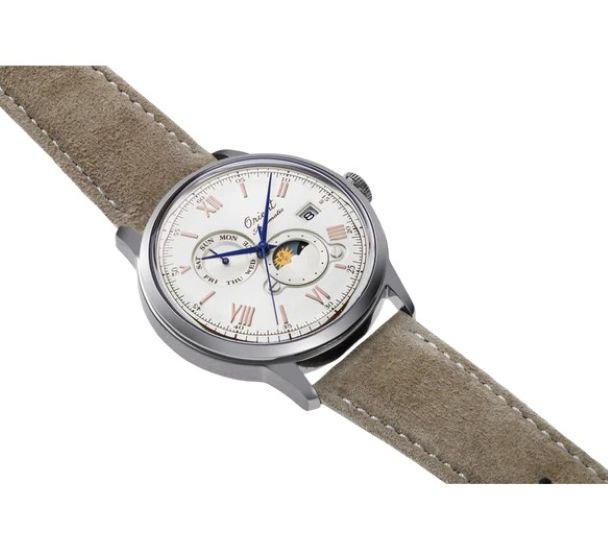 ORIENT Bambino Classic Automatic Sun & Moon Day/Date Men’s Watch RA-AK0808S