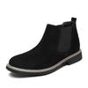 Bottes Chelsea en Cuir Tendance pour Homme Jeune: Baskets Montantes Respirantes en Daim pour un Usage Décontracté et Formel