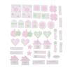 40Pcs/set Lucky Four-leaf Clover Self-adhesive Sealing Sticker Photo Cards Packaging Bag Journal Deco Stickers