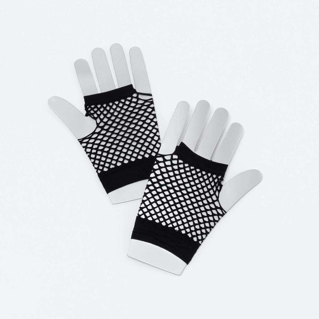 Bristol Novelty Unisex Adults Short Fishnet Gloves (1 Pair)