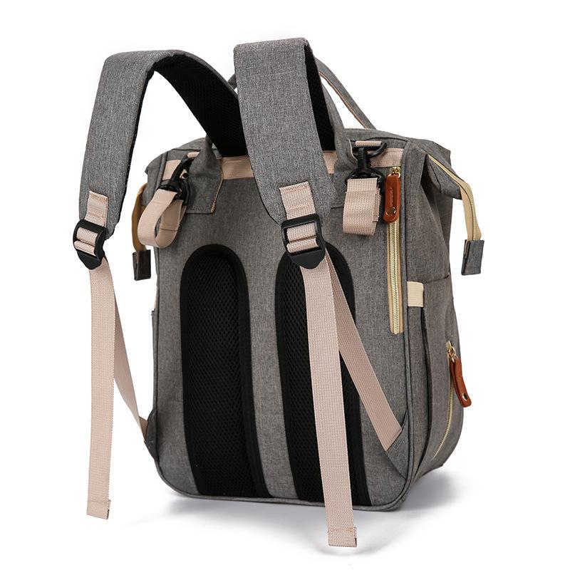 Schoolbag Textured Oxford Cloth Large Capacity Maternal and Infant Bag New Waterproof and Wear-resistant Multifunctional Travel Backpack Mommy Bag