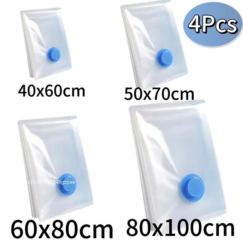 Vacuum Packet Vacuum Sealer Bags for Clothes Travel Compression Bag Pack Organizer Vacuum Clothing Storage Bags with Hand Pump