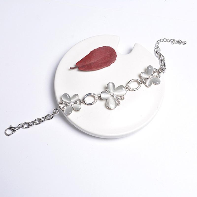 Ladies Elegant Crystal Butterfly Bracelet