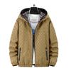 European High-End Jacquard Hooded Streetwear Jacket - Men's Trendy Fashion for Spring/Autumn 2024