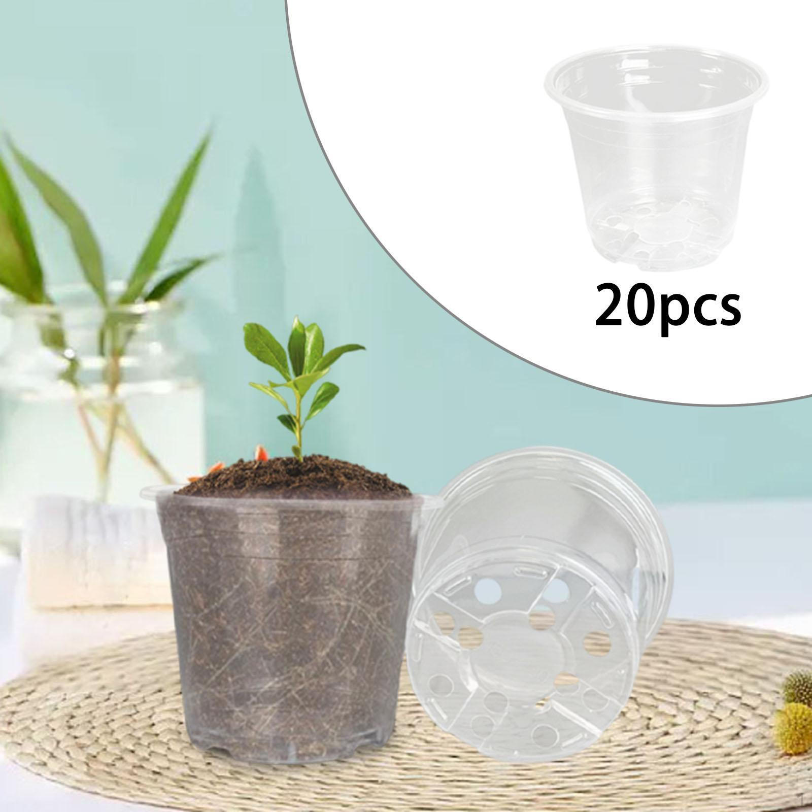 

20 Горшков для рассады для легкой пересадки и выращивания 10cmx9cm