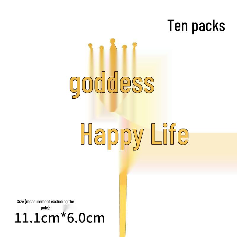 50-Pack Acrylic 'Happy Birthday' Cake Toppers - Popular Party Decorations with Free Shipping