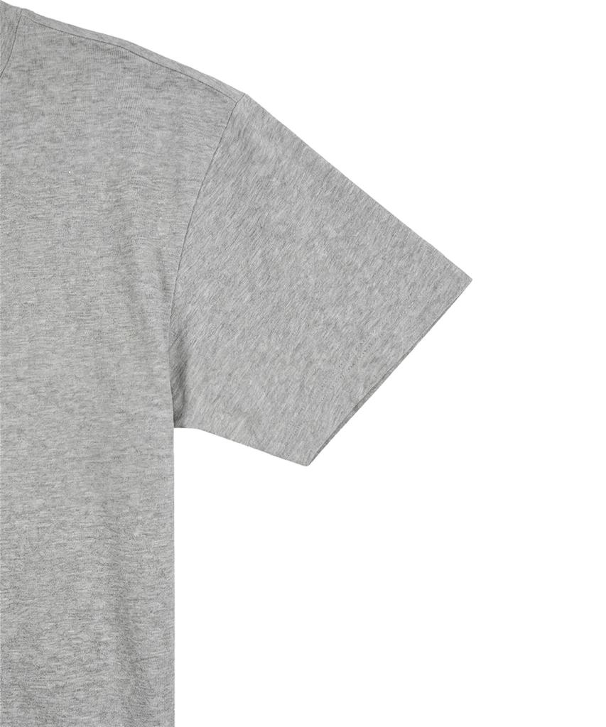 SAINTPAIN Sp Mini Cross Heavyweight Crop Short Sleeve Tee Melange Grey