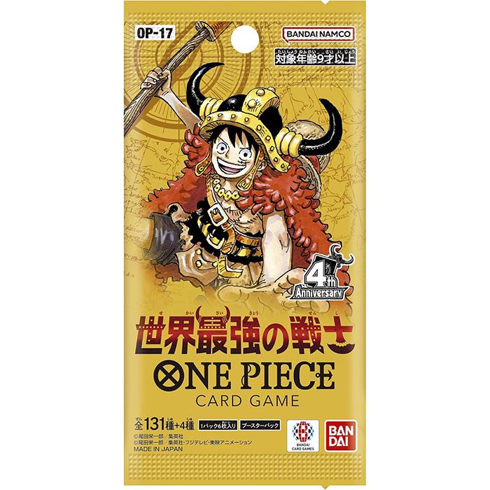 One Piece Card Worlds Strongest Warrior Booster Pack OP-17 Box Product Unopened Item